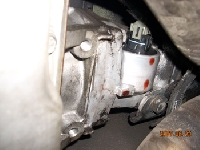 外車の修理・メンテの修理事例：コルベットC4　A/Tオイル漏れ