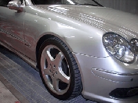 外車の修理・メンテの修理事例：メルセデスベンツ　CLK 板金塗装