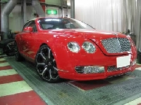 足回りパーツの修理事例：Bentley Continental GTC　Luxuryカスタ  ...