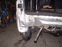 事故などの損傷時の修理事例：フェンダー修理／バックパネル交換