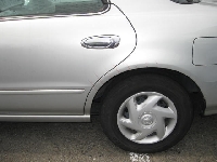 自動車保険を使った修理の修理事例：左側面損傷