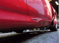 旧車の修理・レストアの修理事例：ステップ張替え