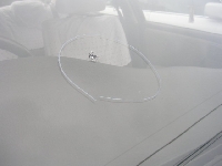 ウインドーガラスの修理事例：Frウインド−ガラス 取替