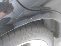 ドア・フェンダーの修理事例：車のキズはきれいに直して安全運転を！