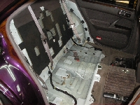 シート・内装の修理事例：Y33シーマ電動リアシート移植加工　『AUTO　LOUNGE』
