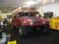パーツ持込み・取付けの修理事例：ハマーH1　LED施工　『AUTO　LOUNGE』