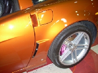 外車の修理・メンテの修理事例：Z06 コルベット C6 パーツカスタム塗装
