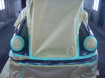 車の修理事例と修理費用 ポルシェ 911カレラ修理箇所で見るバンパー ボンネット ポルシェ 911 カレラ クリアー 剥げ塗装 全体ポリッシュ No 2353車修理のリペアナビ