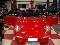 カーナビ・オーディオ取付けの修理事例：ポルシェ 911 カレラ ナビ＆デッキ交換