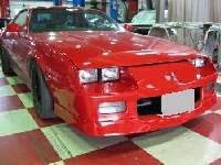 外車の修理・メンテの修理事例：CAMARO Fバンパー板金塗装