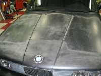 旧車の修理・レストアの修理事例：BMW M3 オールペイント（全塗装）作業　1