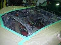 旧車の修理・レストアの修理事例：コルベットC3 E/Gルーム カスタム 破　1