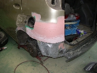 自動車保険を使った修理の修理事例：左後部修理　その2