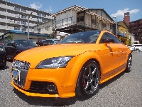 外車の修理・メンテの修理事例：アウディＴＴＳ　左フロントフェンダー板金修理塗装