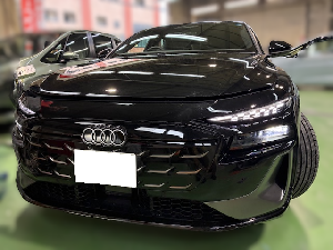 A6 フロントバンパー修理