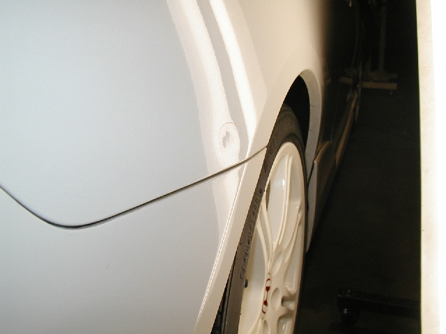 車の修理事例と修理費用 ホンダ シビック修理内容で見るデントリペア リアフェンダーのデントリペア No 501車修理のリペアナビ