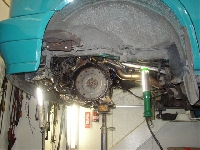 外車の修理・メンテの修理事例：AT(VW 01P)のリビルト（脱着含）