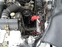 エアコン修理・電装関係の修理事例：エアコン修理　コンプレッサーからのガス漏れ