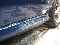 事故などの損傷時の修理事例：ステップカバー修整塗装